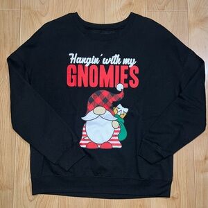 Black 'Hangin' with my Gnomies' Sweatshirt